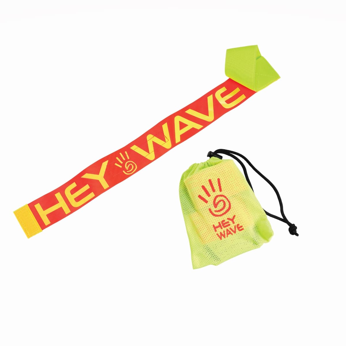 HEY WAVE® Watersport Wristflag - Single or Double with Storage Bag