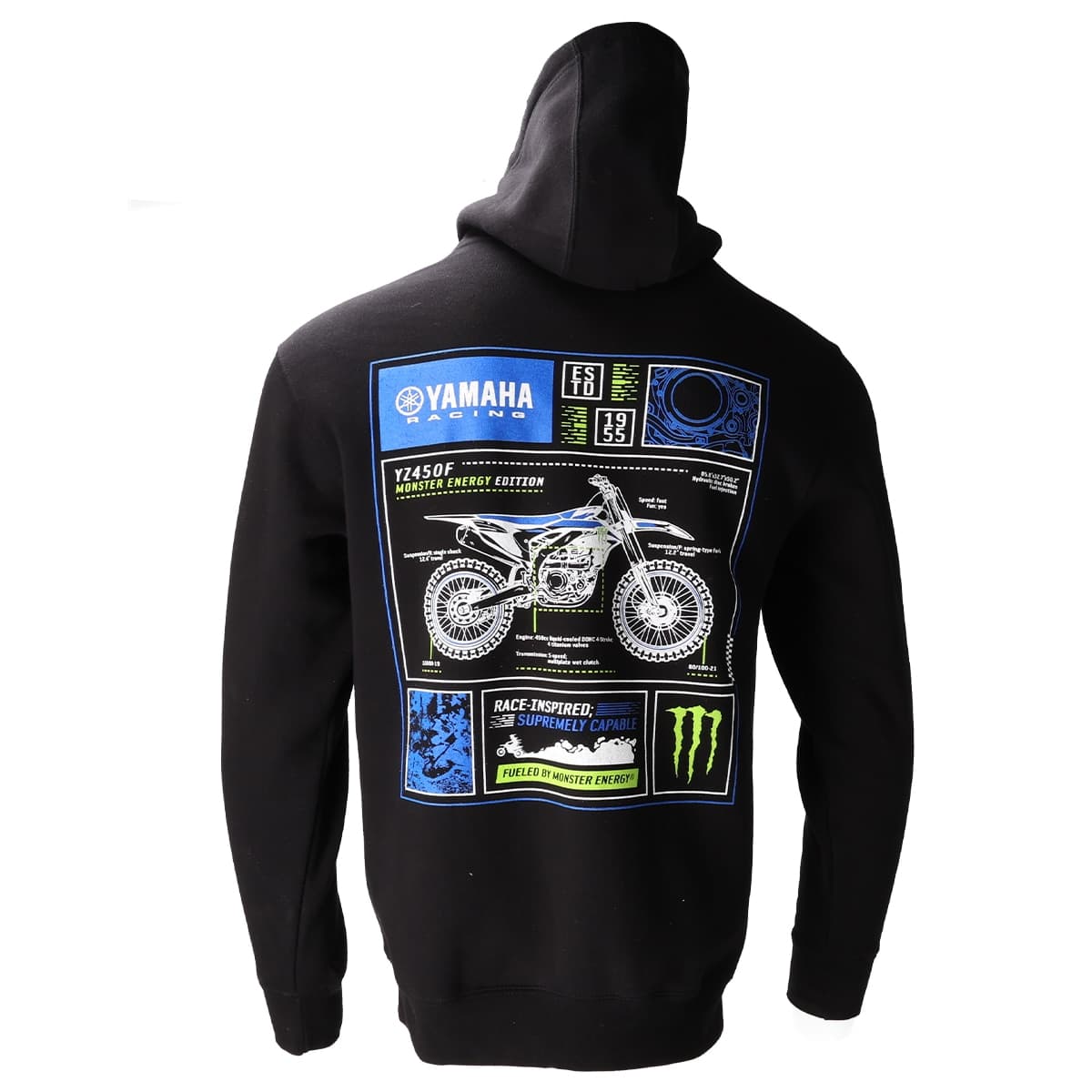 Yamaha Racing x Monster Energy® YZ450F Hoodie- Men's Yamaha