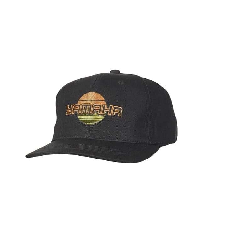 Retro Sunset Flat Bill Hat