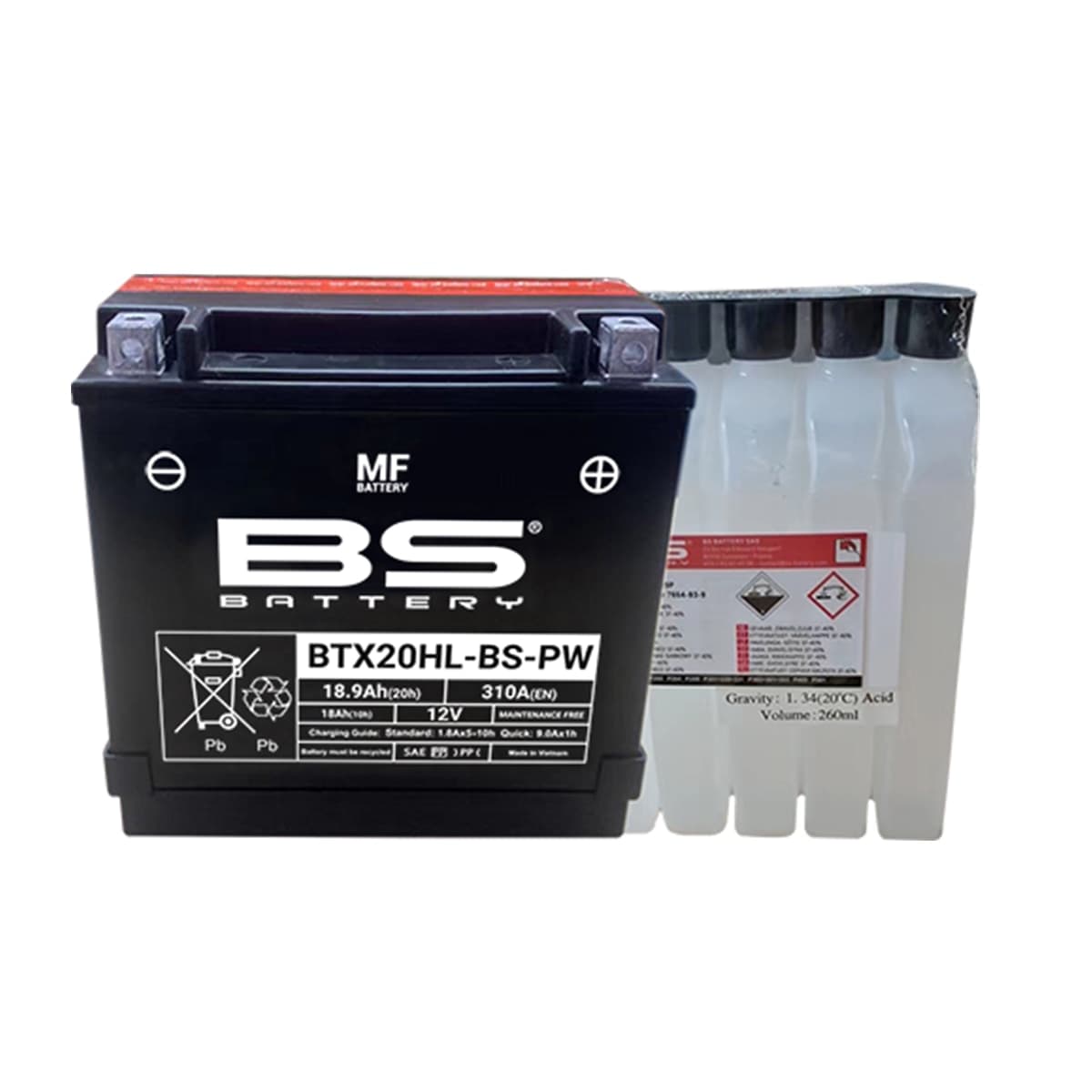 BTX20HL-PW Battery