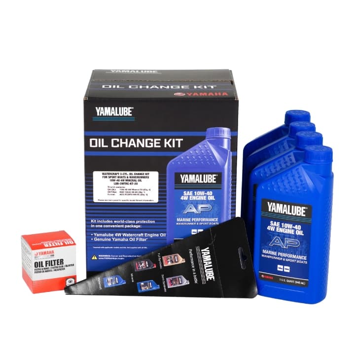 Yamalube WaterCraft 3-Cylinder Oil Change Kit | Yamaha Motor