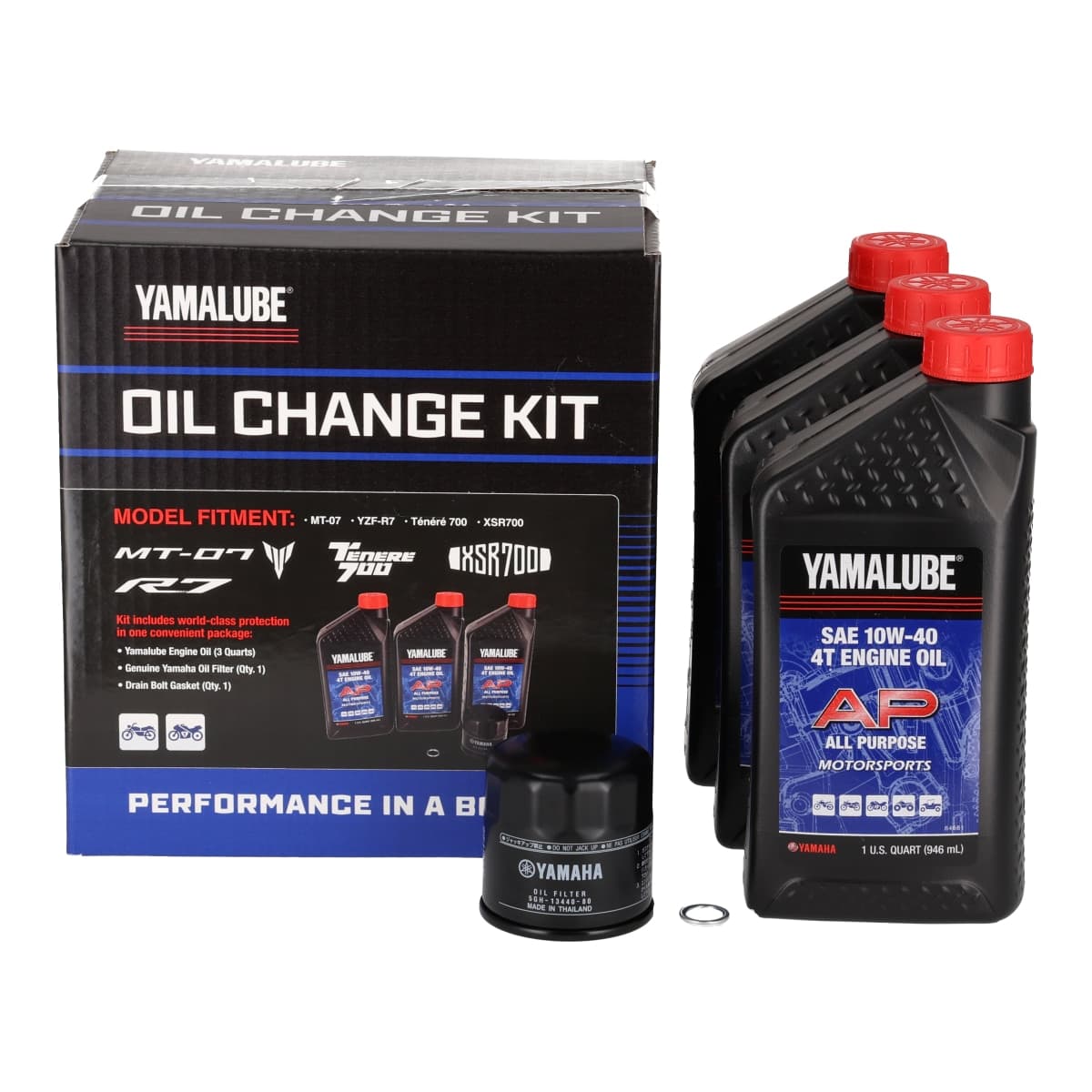 Yamalube AP (All-Purpose) 7 Series Oil Change Kit | Yamaha Motor 