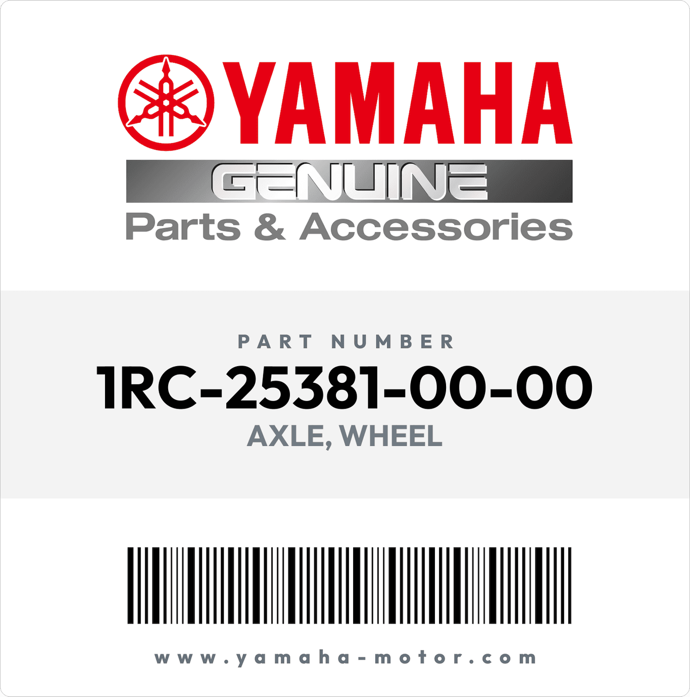Axe de roue avant YAMAHA SR 400 1978-1981 Axe de roue avant YAMAHA SR 400 1978-1981