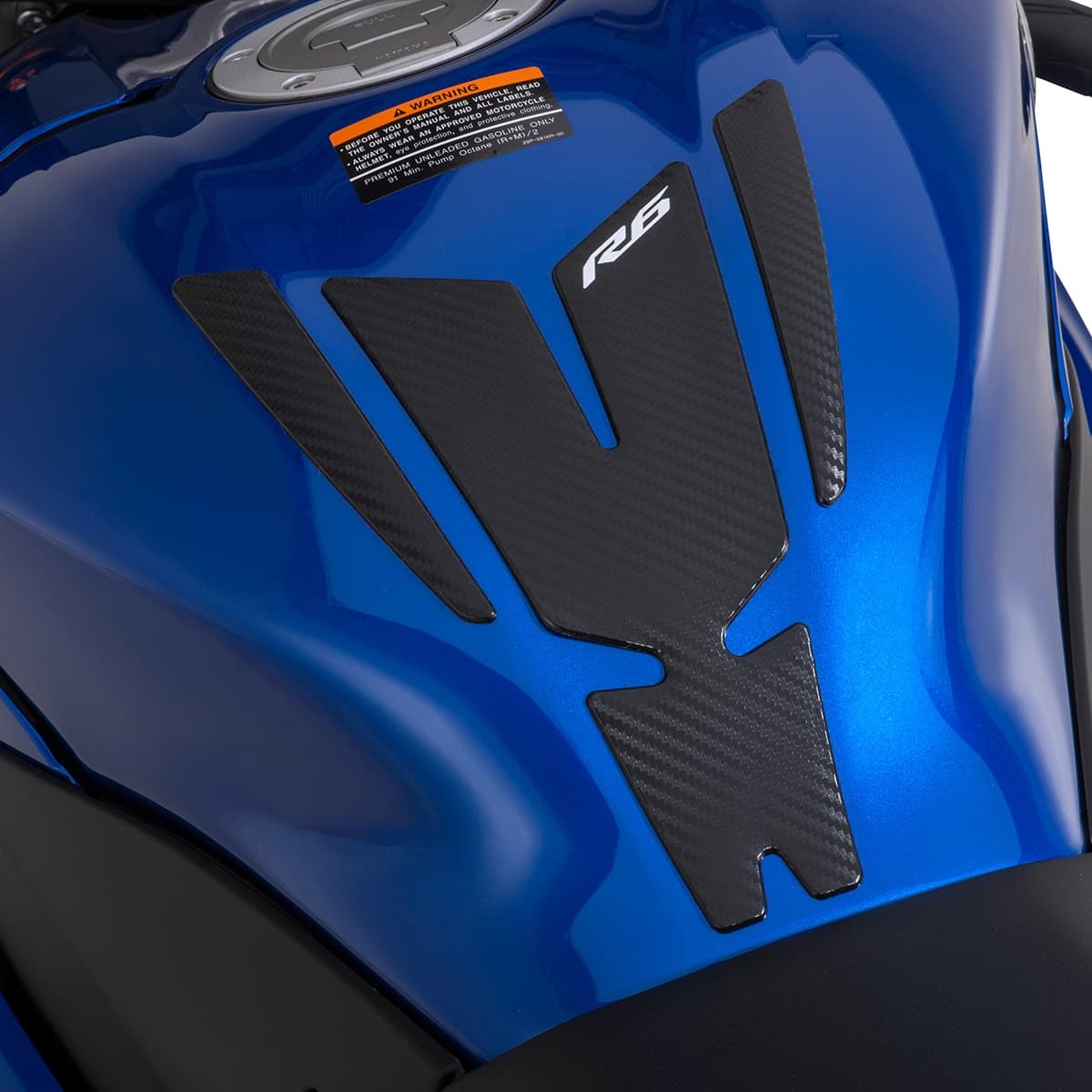 TANKPAD Protège-Réservoir Adhésif 3D Résine Compatible Yamaha YZF R6 - Effet Or